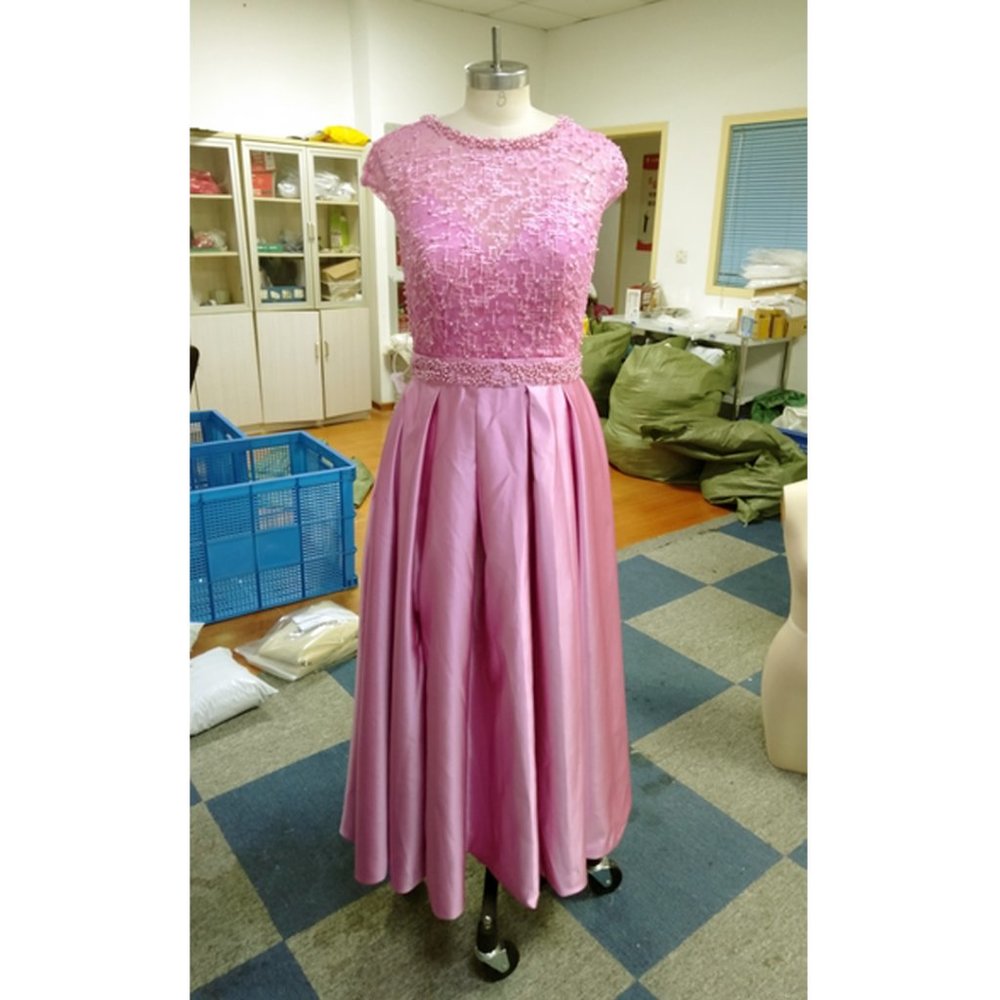 CUSTOM PINK PROM/QUINCEAÑERA DRESS